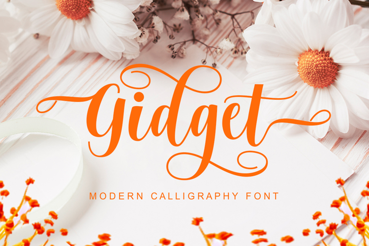 Gidget Script Font