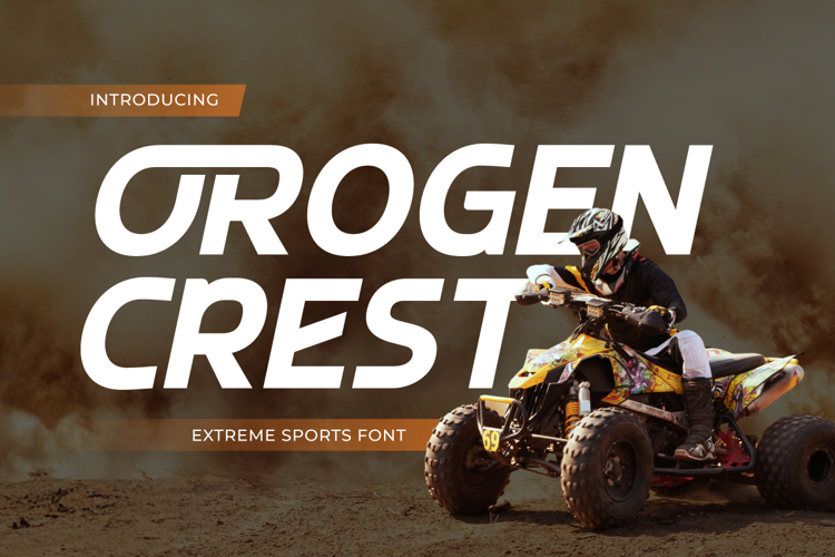 Preview of Orogen Crest Font