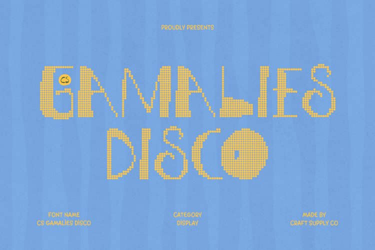Preview of CS Gamalies Disco Font