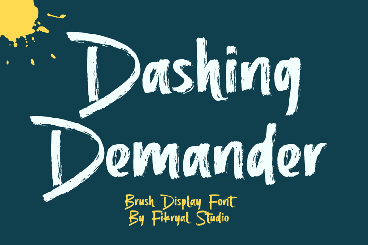 Dashing Demander Font