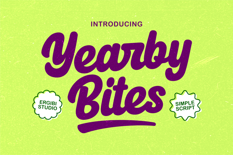 Yearby Bites Font