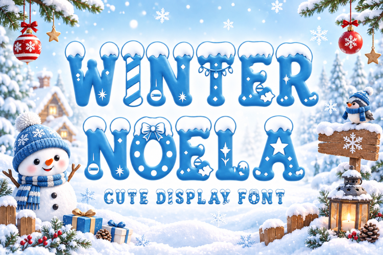 Preview of Winter Noela Font