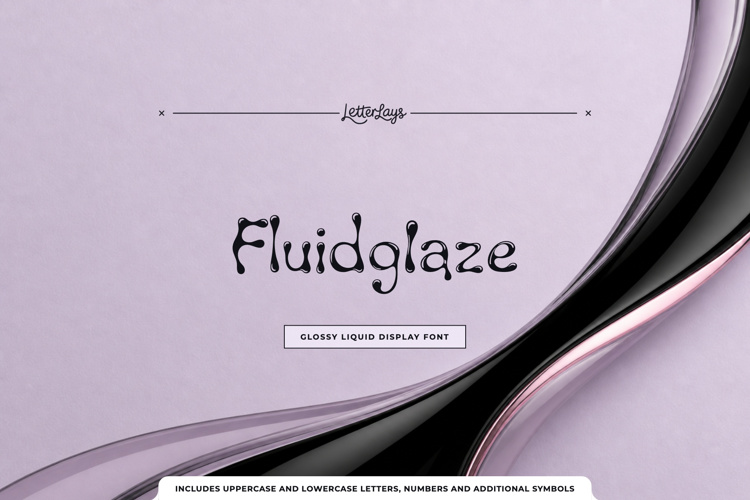 Preview of Fluidglaze Font