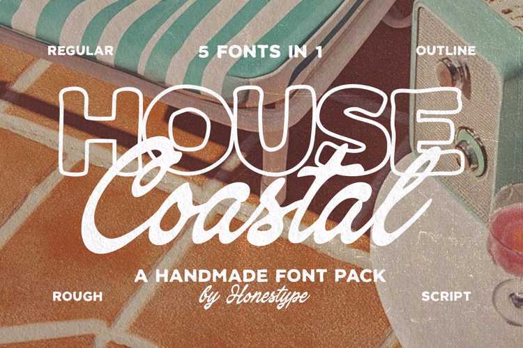 Preview of Coastal House Font