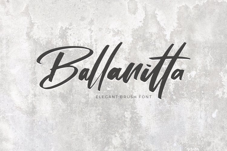 Preview of Ballanitta Font