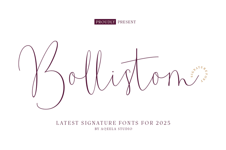 Bollistom Font