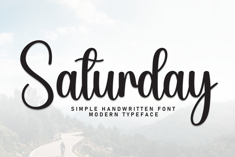 Preview of Saturday Font