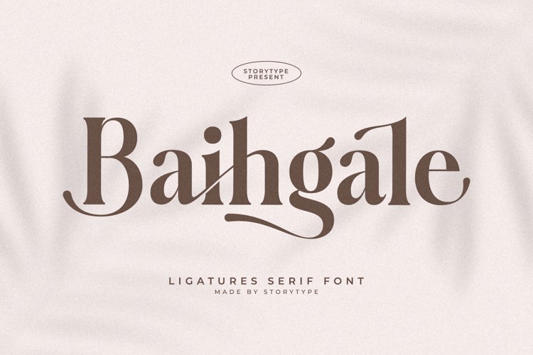 Baihgale Font