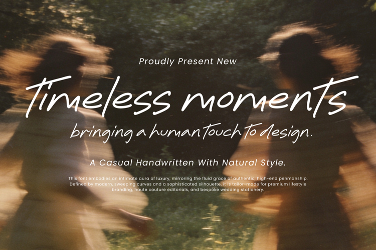 Preview of Timeless Moments Font