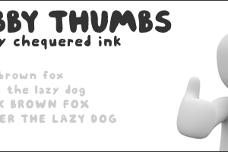 Chubby Thumbs Font