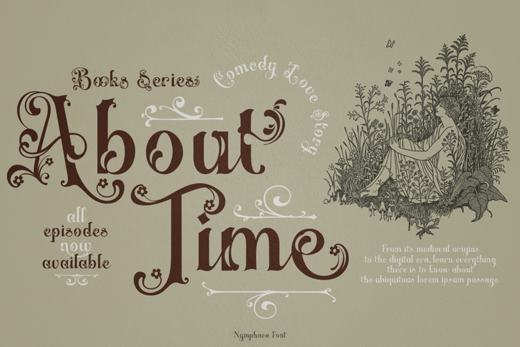 Preview of Nymphaea Font