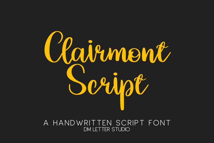 Preview of Clairmont Script Font