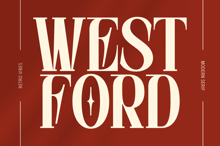 Preview of Westford Modern Font