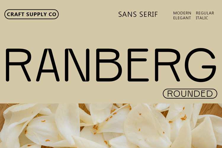Ranberg Rounded Font