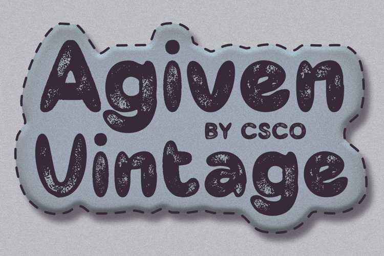 Agiven Vintage Font