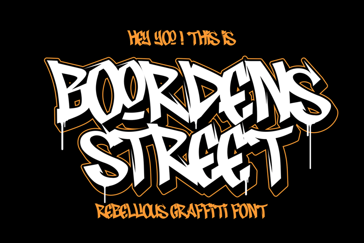 Preview of Boordens Street Font