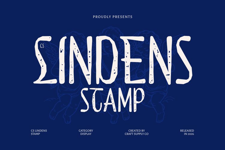 Preview of CS Lindens Stamp Font