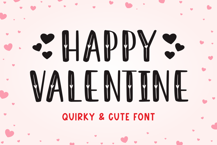 Preview of Happy Valentine Font