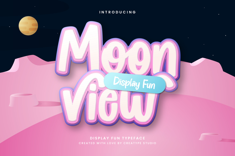 Moonview Regular Font