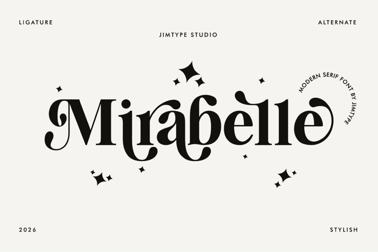 Preview of Mirabelle Font