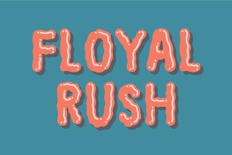 Floyal Rush Font