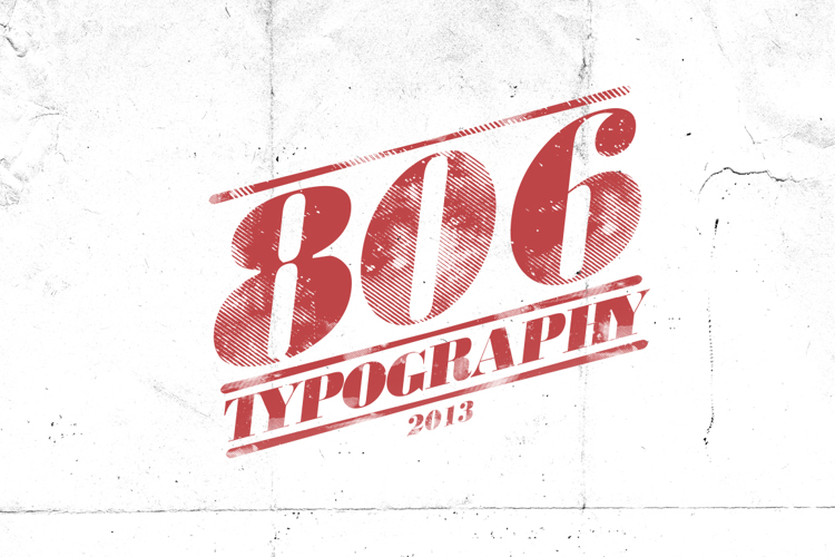 806 Typography Font