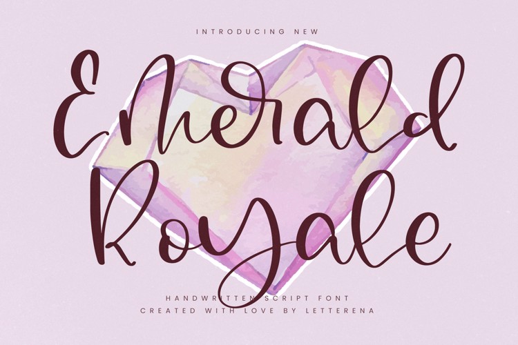 Preview of Emerald Royale VERSION Font