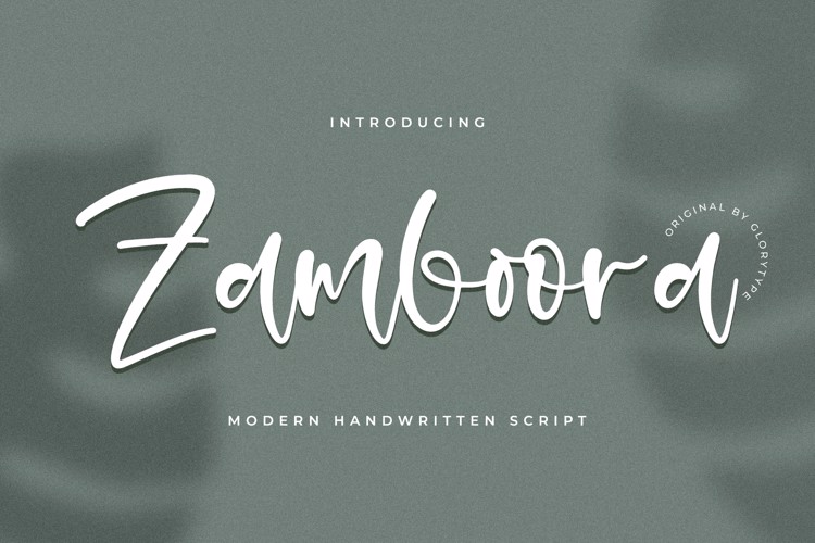 Zamboora Font