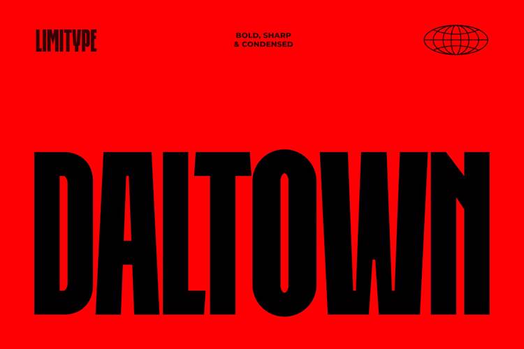 Preview of Daltown - Bold Condensed Font