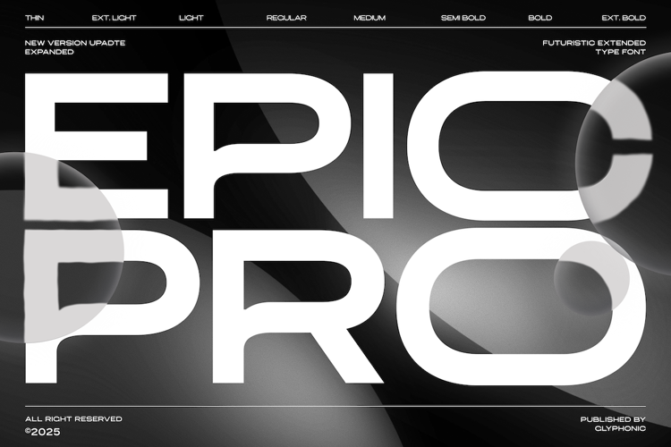 Preview of GC Epic Pro vol II Font
