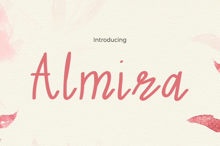 Preview of Almira Font