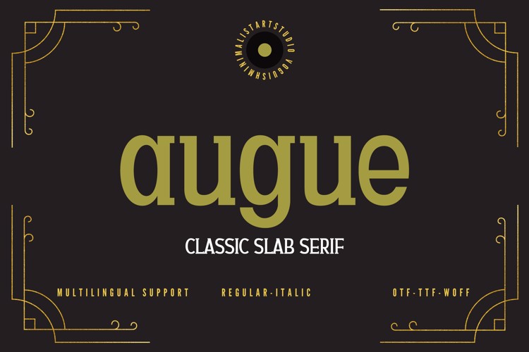 Preview of Augue Font