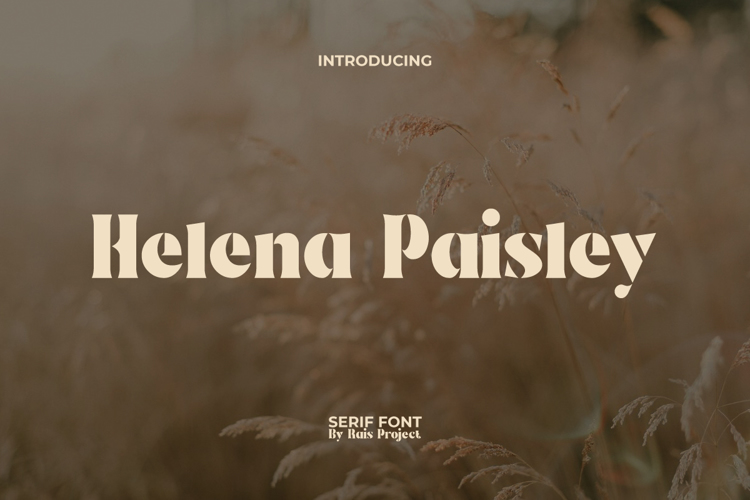 Preview of Helena Paisley Font