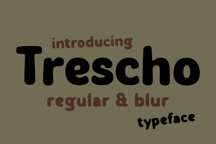 Preview of Trescho Font