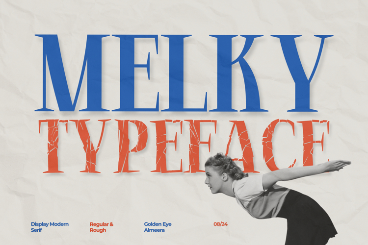 Preview of Melky Typeface Font