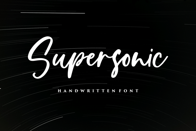 Supersonic Font