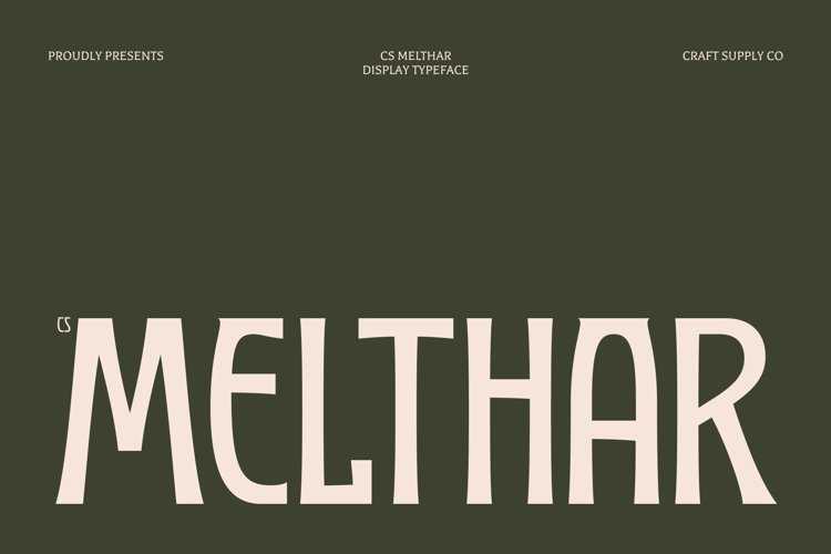 Preview of CS Melthar Font