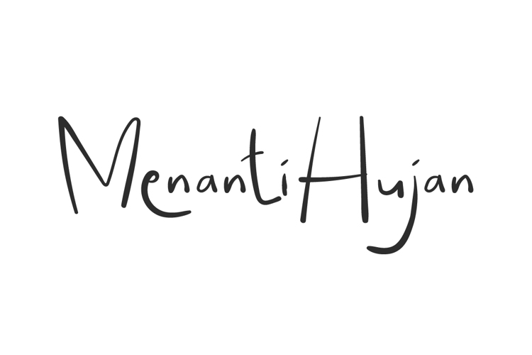 Menanti Hujan Font