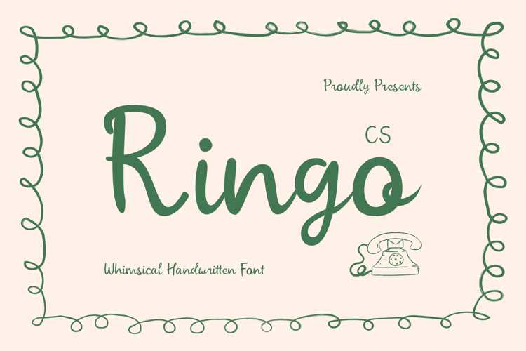Preview of CS Ringo Font