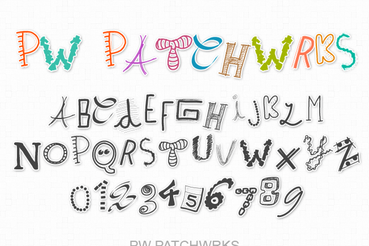 PWPatchwrks Font