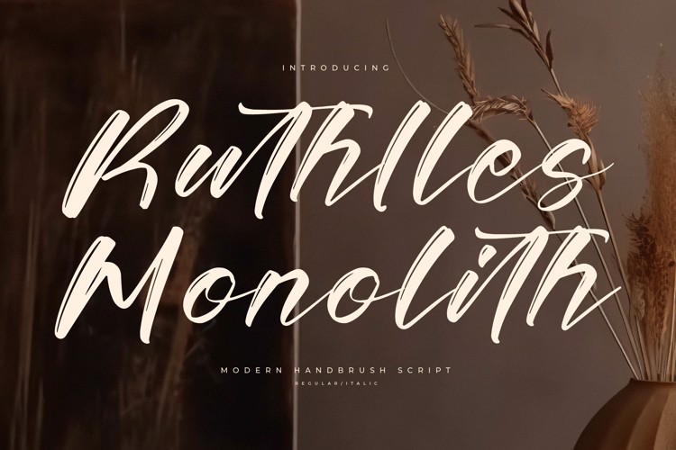Ruthlles Monolith Font