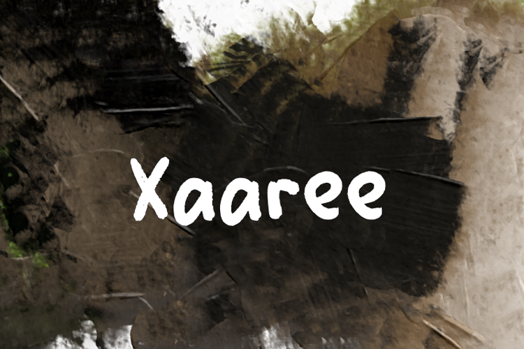 Preview of x  Xaaree Font