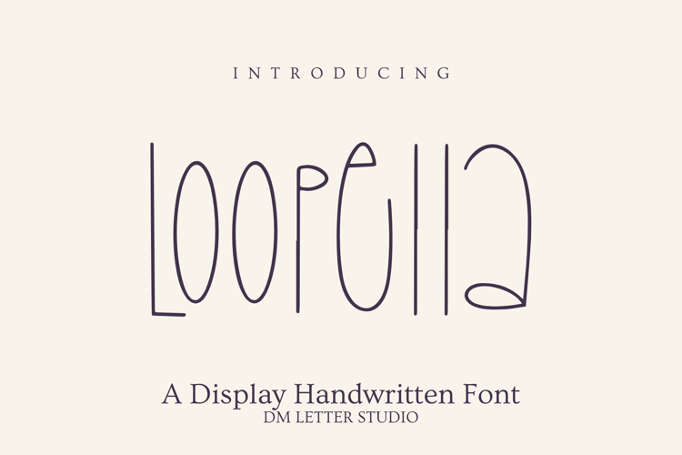 Preview of Loopella Font