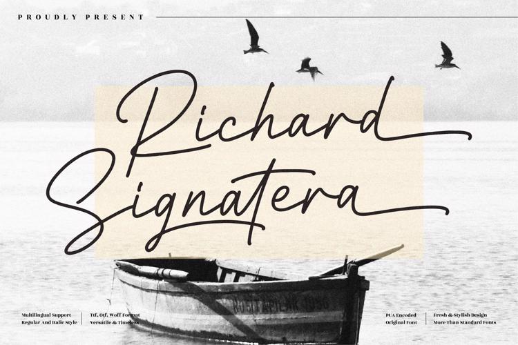 Richard Signatera Font