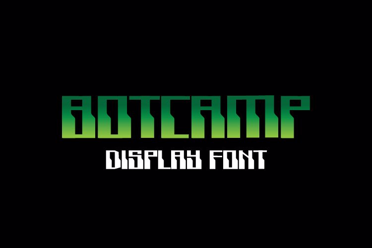 Botcamp Font