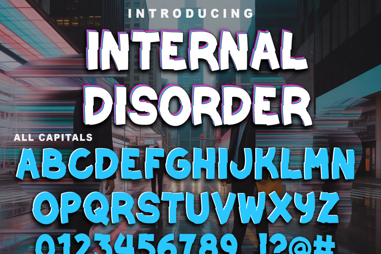 Preview of INTERNAL DISORDER Font
