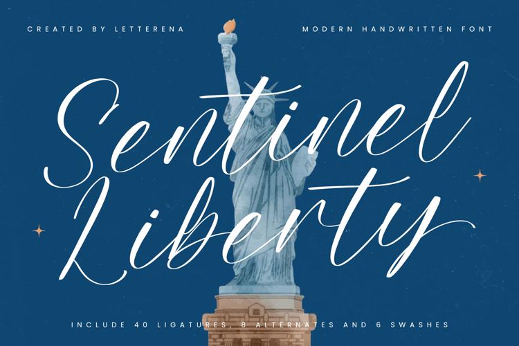 Sentinel Liberty VERSION Font