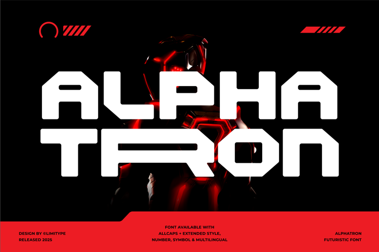 Alphatron - Futuristic Font