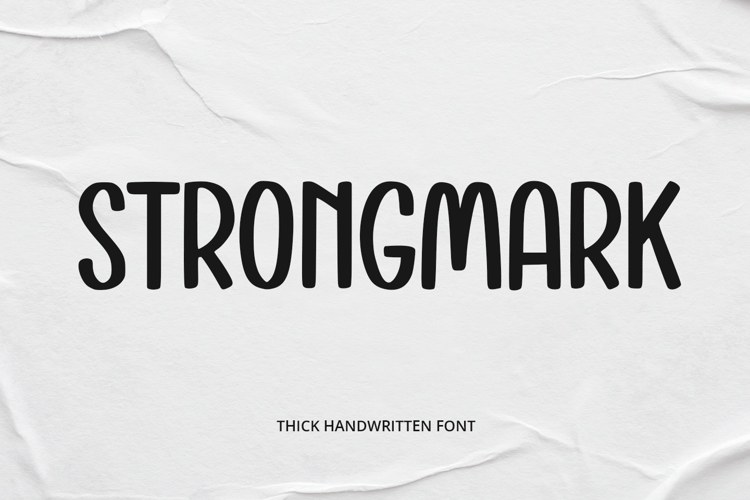 Preview of Strongmark Font