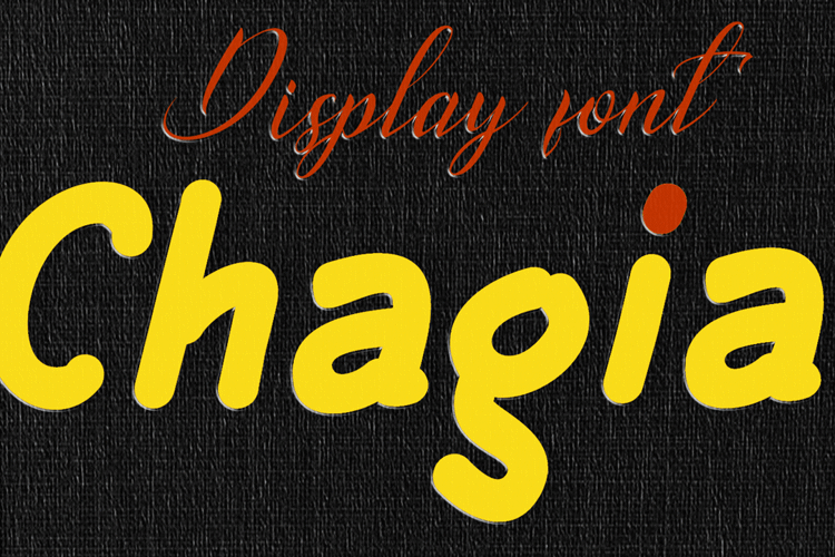 Chagia Font